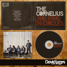 CD The Cornelius (Walking in Circles). Design, Design gráfico, e Packaging projeto de david lages - 28.09.2015