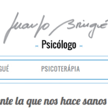 web Juanjo Bringué-Psicólogo. Un proyecto de Ilustración tradicional y Diseño Web de Ignacio Ballesteros Díaz - 30.09.2015