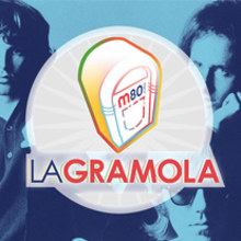 M80 radio. Diseño de logo para el programa "La Gramola".. Een project van  Art direction van Enrique Peláez Martín - 01.10.2015