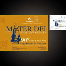  Mater Dei Exposición Mariana | Diseño Gráfico | 2012. Br, ing e Identidade, e Design gráfico projeto de Alirio García - 19.04.2012