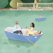 Love Lake. Projekt z dziedziny Trad, c, jna ilustracja i Projektowanie postaci użytkownika Marta Ángel Ruiz - 04.10.2015