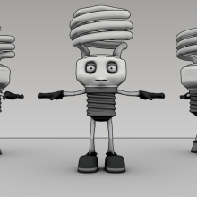 Little Illuminated Bulbs. Advertising, 3D, Animation, and Character Design project by Victorio Nombela Antolin - 10.04.2015