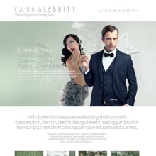 Cannalebrity Magazine. UX / UI, Art Direction, Br, ing, Identit, and Web Design project by Brian Colquhoun - 10.05.2015