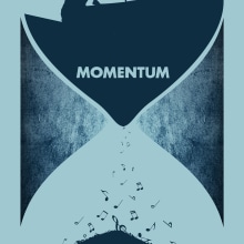 Póster Jamie Cullum Momentum. Traditional illustration, and Advertising project by Maricel Díez Regidor - 05.28.2013