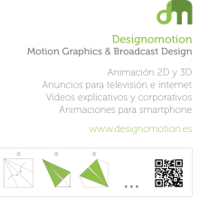 Flyer Origami Designomotion.es  Ein Projekt aus dem Bereich Werbung, Motion Graphics, 3D, Animation und Bildbearbeitung von DESIGNOMOTION - 07.10.2015
