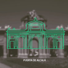 Puerta de Alcalá. Ilustração tradicional, Arquitetura, e Design gráfico projeto de Nuria Fenollar - 07.10.2015