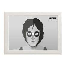 John Lennon. Un proyecto de Ilustración tradicional y Diseño gráfico de Beitebe  - 09.10.2015