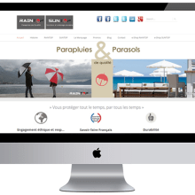 Parasoles SUNTOP & Paraguas RAINTOP. Un proyecto de Diseño gráfico, Diseño Web y Desarrollo Web de VIRGINIA HERMIDA LORENZO - 23.01.2015
