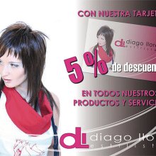 Poster peluquería. Design gráfico projeto de Alba Gallego - 13.10.2008