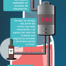 Infografía: "El vino rosado". Un proyecto de Diseño gráfico de David Arrieta - 07.07.2015
