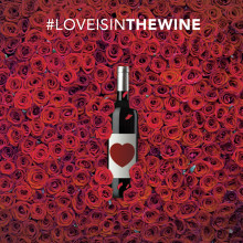#LoveIsInTheWine. Art Direction, Graphic Design, Marketing, and Web Design project by David Arrieta - 02.13.2015