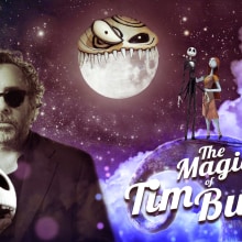 The Magic of Tim Burton . Design gráfico projeto de Steff Aguilar - 13.10.2015