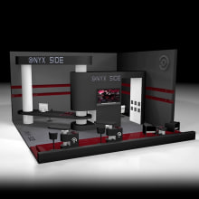  ONIX SIDE - Diseño Stand 3D. Design, Publicidade, 3D, Animação, Arquitetura de interiores, Marketing, Pós-produção fotográfica, e Vídeo projeto de Alfonso García - 14.10.2015