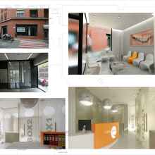 Clínica Dental. 3D, Arquitetura de interiores, e Design de interiores projeto de Toni Ortin - 16.10.2015