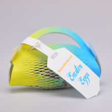 Easter Eggs Baskets. Packaging project by Miren Camara Egaña - 03.19.2015