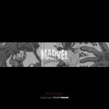 Marvel.folio. Projekt z dziedziny Design,  Motion graphics, Projektowanie graficzne, Projektowanie interakt i wne użytkownika Erremerre Design - 10.10.2015