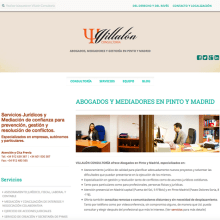 WEB Villalón Consultoria. Web Design projeto de Moisés Escolà Martínez - 17.10.2014