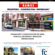 WEB Construcciones Ramos. Web Design projeto de Moisés Escolà Martínez - 17.10.2014