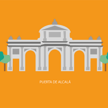 Puerta de Alcalá III. Arquitetura, e Design gráfico projeto de Nuria Fenollar - 17.10.2015