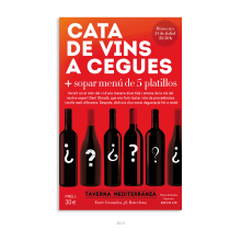 Proyecto personal cata de vinos a ciegas. Graphic Design project by Dani Obradó - 10.18.2015