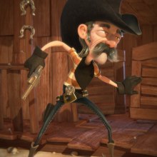 Cowboy. 3D, Animation, Character Design, and Sculpture project by Luis Arizaga - 10.18.2015