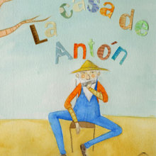 La casa de Antón. Ilustração tradicional projeto de aida estrela - 18.10.2015