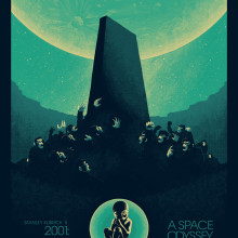 "2001: A space odyssey" Tribute. Ilustração tradicional projeto de Coke Navarro - 19.10.2015