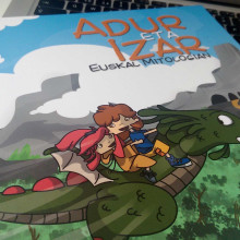 Ilustraciones para libro infantil Adur eta Izar. Traditional illustration, and Graphic Design project by Yago Roselló Lozano - 11.30.2014