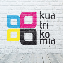 Imagen Corporativa Kuatrikomia. Art Direction, Br, ing, Identit, Graphic Design, Packaging, and Web Design project by Kuatrikomia . - 03.26.2013