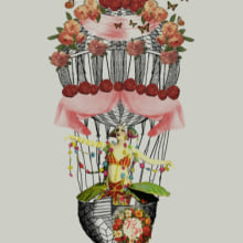 Ilustración - Heroínas. Traditional illustration, and Collage project by Cuca & Su Perro Peludo - 10.22.2015