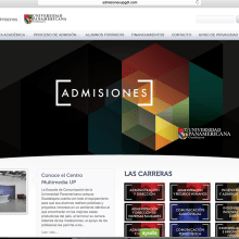 ADMISIONES UP. Web Design project by Juan Pablo Calderón Preciado - 07.18.2012