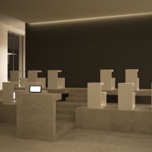 Espacio Multiusos. Un proyecto de 3D, Arquitectura y Diseño de interiores de Sara Ribera - 24.10.2015
