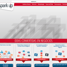 SPARK UP. Web Design project by Juan Pablo Calderón Preciado - 10.24.2013