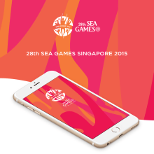 28th Southeast Asian Games. UX / UI projeto de Ira Banana - 26.10.2015