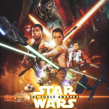 Star Wars: The Force Awakens. Ilustração tradicional, e Cinema projeto de Laura Racero - 28.10.2015