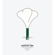 Executive cheff. Traditional illustration, Graphic Design, and Screen Printing project by Sr Bermudez - 09.09.2015