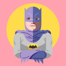 Batman & Robin 60´s. Un projet de Illustration traditionnelle, Cinéma, vidéo et télévision, Conception de personnages, B , et e dessinée de Salmorejo studio - 29.10.2015