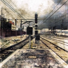 El TrenNuevo proyecto. Fotografia, e Pintura projeto de Adrián Esteve - 02.11.2015