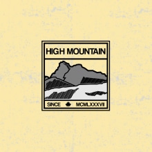 High mountain. Design gráfico projeto de Pablo de Parla - 03.11.2015