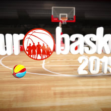 Promo Mediaset Eurobasket 2015. Publicidade, Motion Graphics, Cinema, Vídeo e TV, 3D, Animação, e TV projeto de Rafa E. García - 29.06.2015