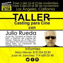 Taller casting para cine. Un proyecto de Cine, vídeo y televisión de Tallerdelactor Enusa - 15.11.2015