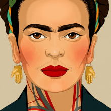 Frida Kahlo. Un proyecto de Ilustración tradicional de Elia Sánchez Martín - 07.10.2015
