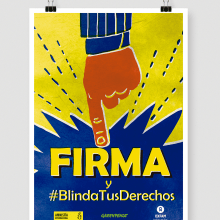 #blindatusderechos. Design e Ilustração tradicional projeto de FRANCISCO POYATOS JIMENEZ - 05.11.2015
