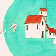 Casas que vuelan. Un proyecto de Ilustración tradicional de David Permanyer Lastra - 08.11.2015