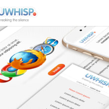 Creación de imagen gráfica para uwhisp . Un proyecto de Diseño, Diseño gráfico, Diseño interactivo y Diseño Web de victorcarba - 10.11.2015