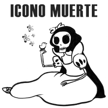 Icono Muerte. Un proyecto de Ilustración tradicional y Diseño de personajes de Sandra Uve - 10.11.2015