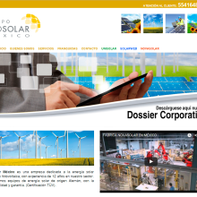 Web Prosolar Mexico. Un proyecto de Diseño Web de ENRIQUE LOBATO GIL - 11.11.2015