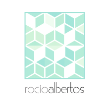 Mi Proyecto del curso Motion graphics y diseño generativo - Logotipo Rocío Albertos. Un proyecto de Diseño, Animación, Br e ing e Identidad de Rocío Albertos Casas - 12.11.2015