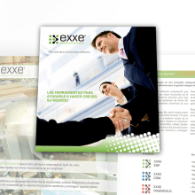 Catalogo corporativo para EXXE software intergral para empresas. Un proyecto de Diseño editorial y Diseño gráfico de Jaime Sabatell Oliva - 16.01.2010