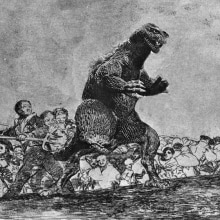 Godzilla. Un proyecto de Bellas Artes y Collage de Mª Concepción Tomás Rivera - 16.11.2015